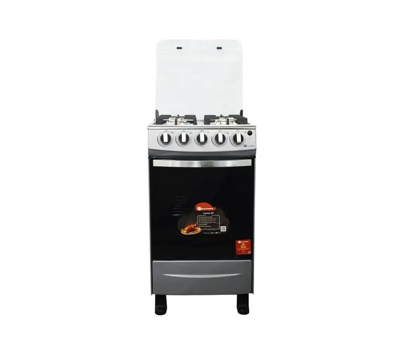 cocina de 4 hornilla de piso con tapa de vedreo